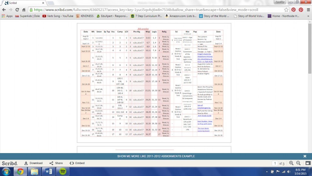 Year-at-a-Glance Lesson Plans - 2 hrs